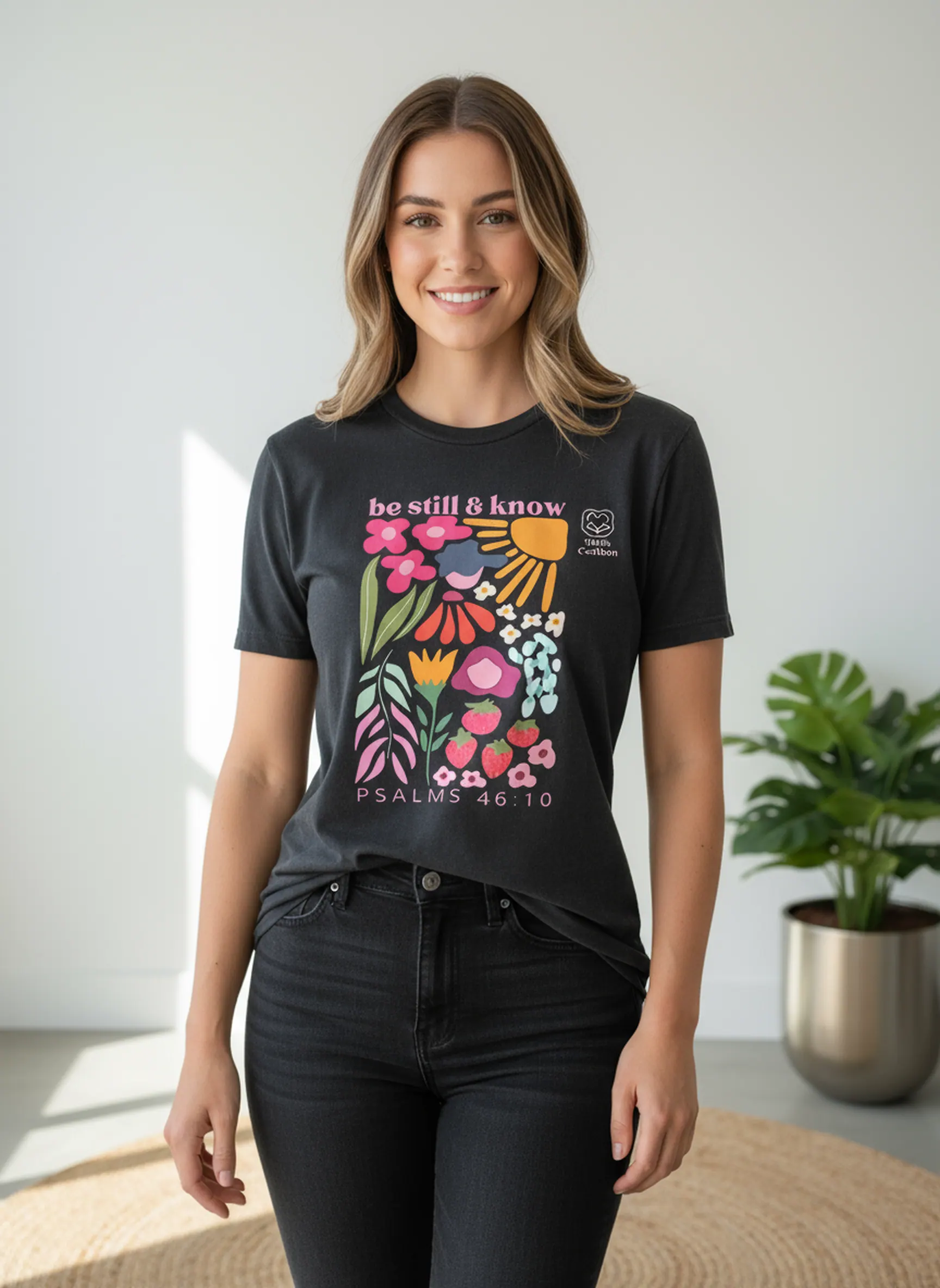 Plus-size POD apparel mockup