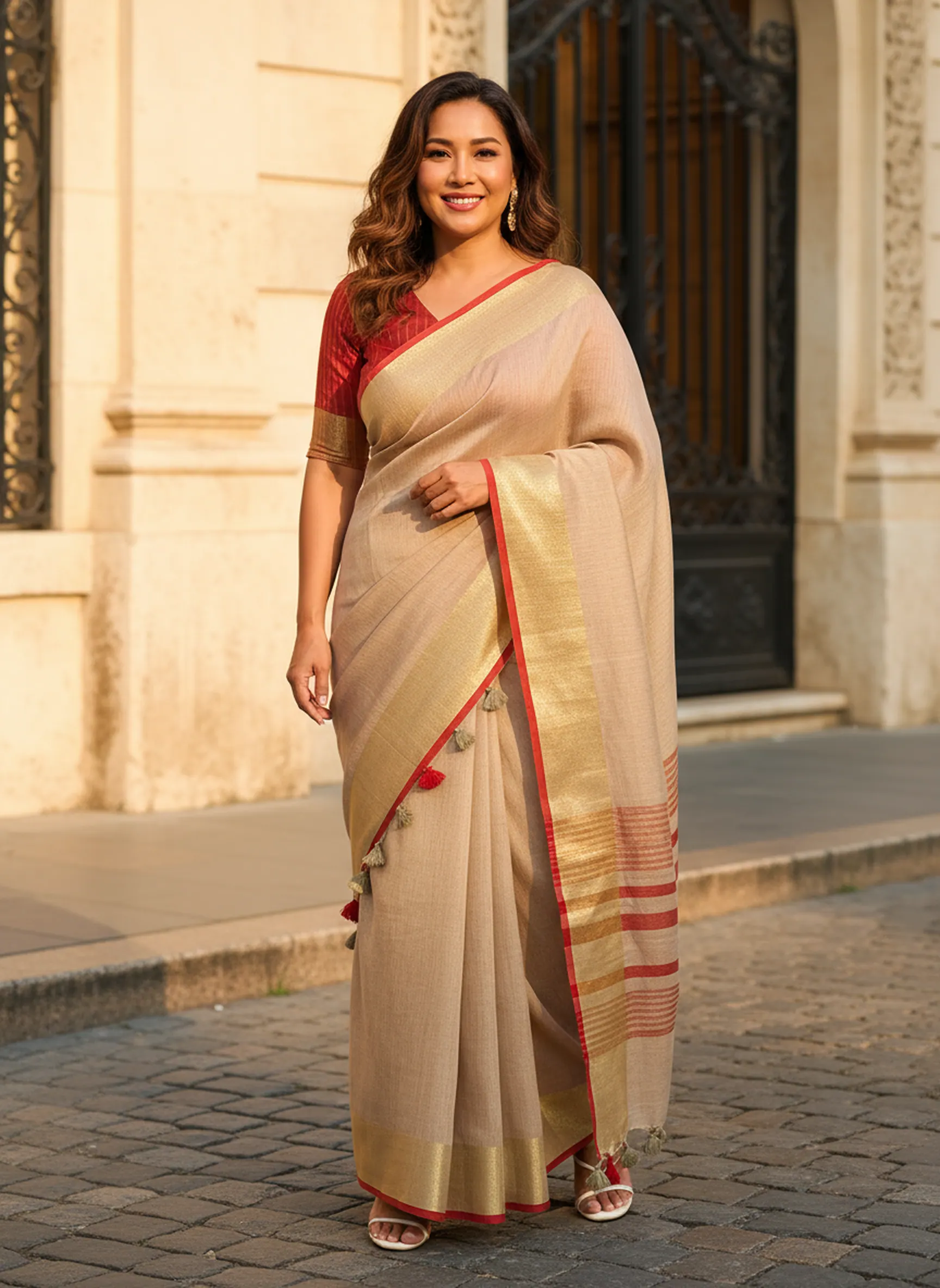 Designer saree showcase
